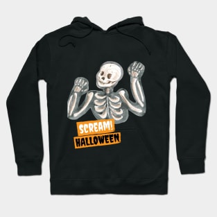 Scream Halloween Skeleton Hoodie